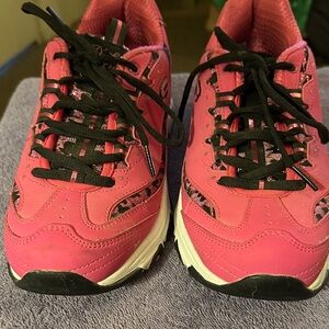 Skechers Pink and Black Sneakers
